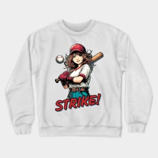 Swing Star Baseball Crewneck Sweatshirt